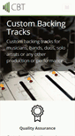 Mobile Screenshot of custombackingtracks.net